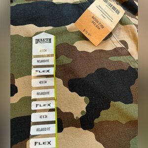 Duluth Trading Co Firehouse Flex Pants NWT 42x34
